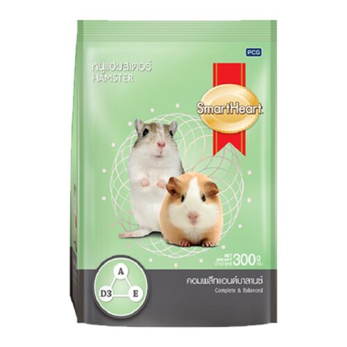 Smartheart Hamster Complete & Balance - อาหารหนูแฮมสเตอร์ 300g (7233)