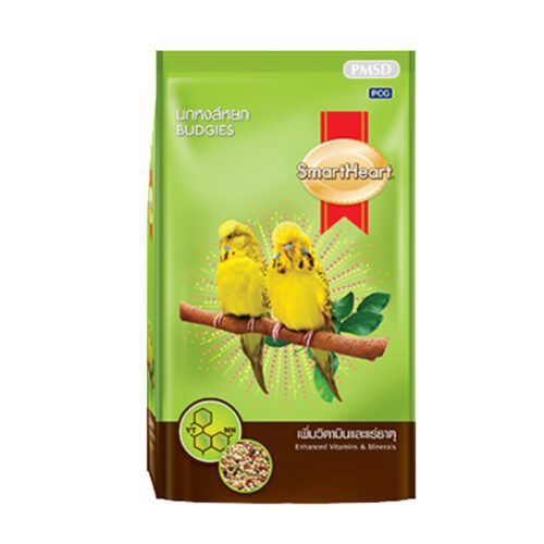 Smartheart Budgies - อาหารนกหงส์หยก 1kg (7227)