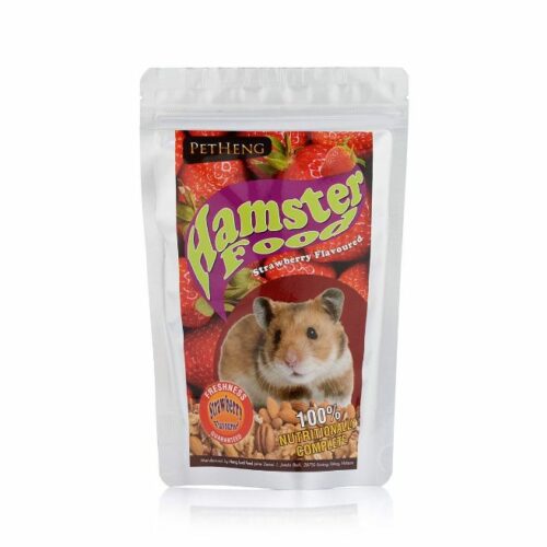 Pet Heng Hamster Food - อาหารหนูแฮมสเตอร์รสสตอเบอร์รี่ 180g (5485)