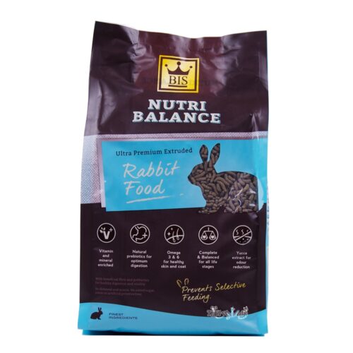 BIS Nutri Balance Rabbit - อาหารกระต่ายเกรดพรีเมี่ยม 2kg (6427)