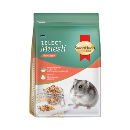 Smartheart Gold Zelect Muesli Hamster - อาหารหนูแฮมสเตอร์ 500g (7293)