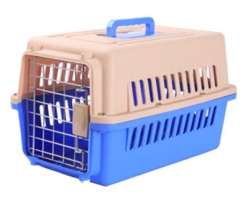 Pet Carrier Box M - กล่องพกพาสัตว์เลี้ยง กล่องเดินทาง ขนาด 32x48x30cm (7086)