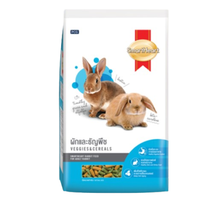 Smartheart Rabbit Veggies & Cereals - อาหารกระต่ายสูตรผักและธัญพืช 1kg (8779)