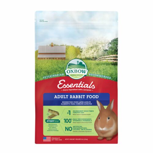 Oxbow Essentials Adult Rabbit Food - อาหารเม็ดสำหรับกระต่ายโต (อายุ 6 เดือนขึ้นไป) 10lb (6348)