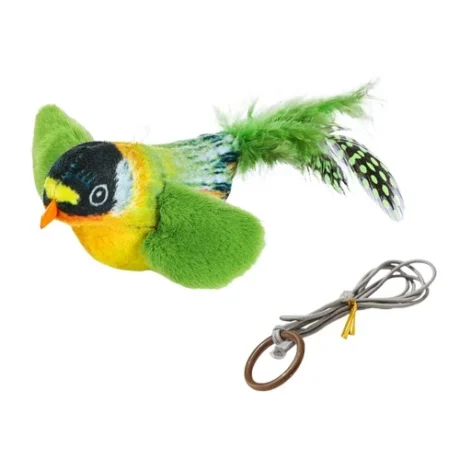 Cat Toy Chirping Bird - ของเล่นแมว ตุ๊กตานก พร้อมเสียงร้อง (8415)