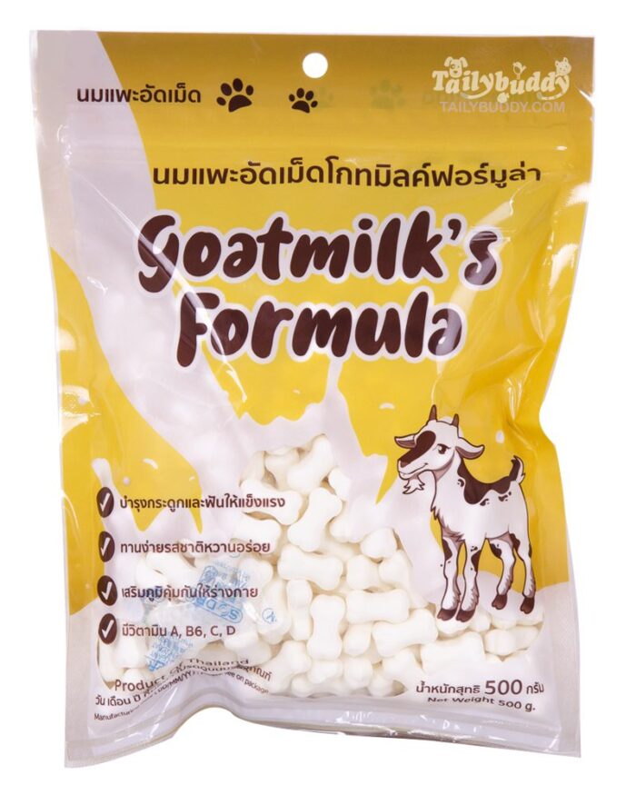 Goatmilk's Formula Goatmilk Tablet - นมเเพะอัดเม็ดสำหรับสัตว์เลี้ยง 500g (8262)