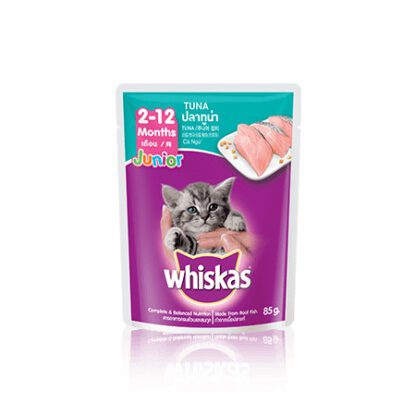 large whiskas pouch junior tuna 636661230896602182