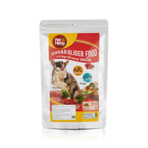 Pet Heng Glider Food - อาหารชูก้าร์ไกลเดอร์รสเนื้อ 180g (9942)