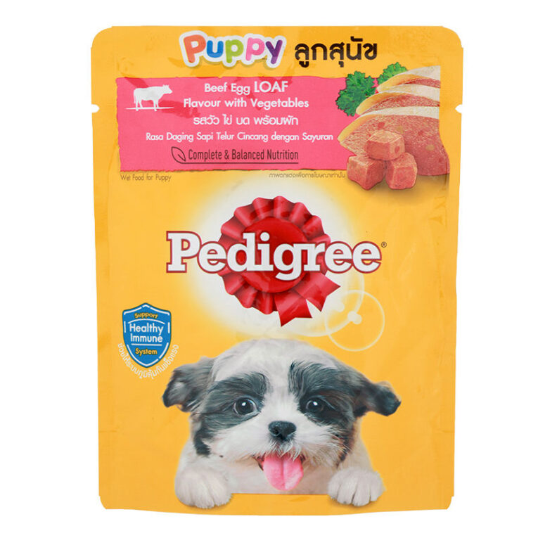 PEDIGREE-PedigreePouchPuppyBeefEggLoafFlavourWithVegetable80g-8853301007597-1