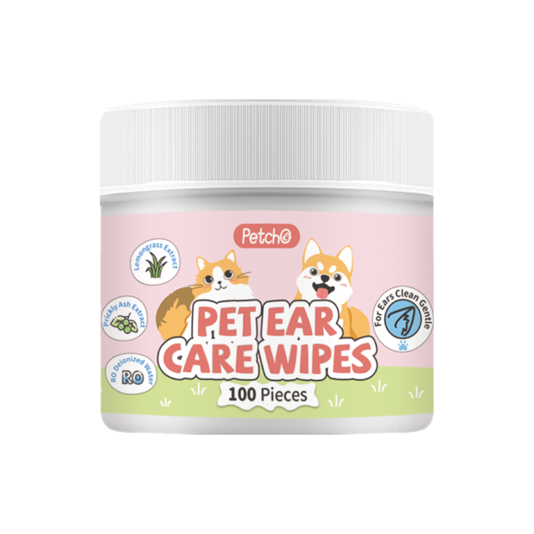 Petcho Pet Ear Care Wipes 100 Sheets