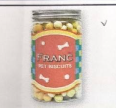 Franc Biscuits Cheese Milk Ball for Pets - บิสกิต ซีสบอลรสนม สำหรับสัตว์เลี้ยง 200g