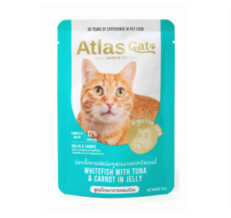 Atlas Cat Digestive Core Tuna Mixed with Shrimp and Quinoa in Jelly 70g