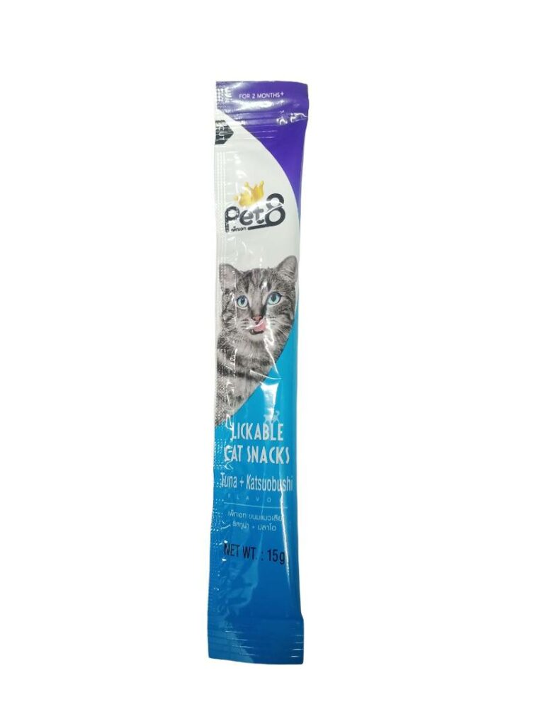 Pet8 Lickable Cat Snacks Tuna+Katsuobushi Flavor