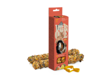 Little One Sticks with fruit - ขนมสัตว์ฟันแทะ ธัญพืชอัดแท่งผสมผลไม้ 120g