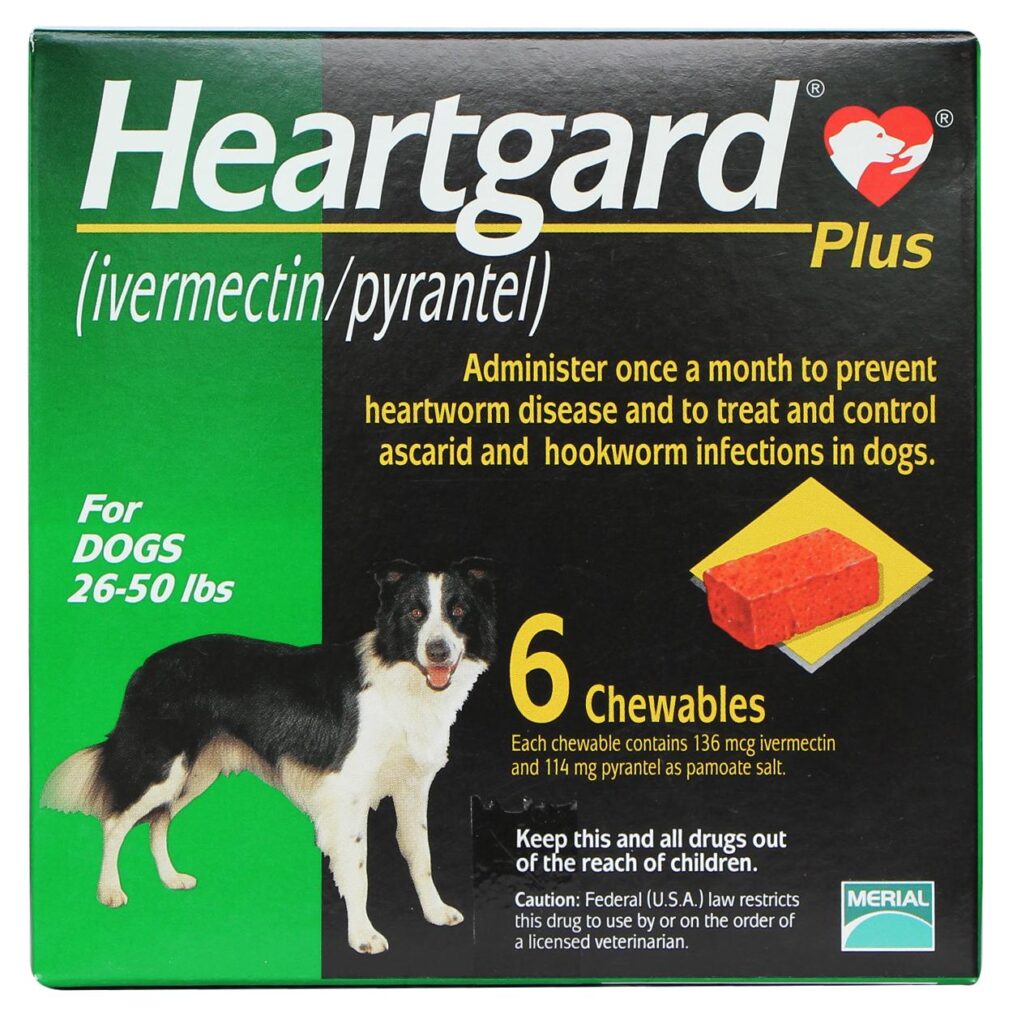 Heartgard Plus Chewables For Dogs 1 To 25 Lbs