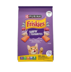 Friskies Adult Surfin Favourites - อาหารแมวโตสูตรรวมมิตรปลาทะเล 2.5kg