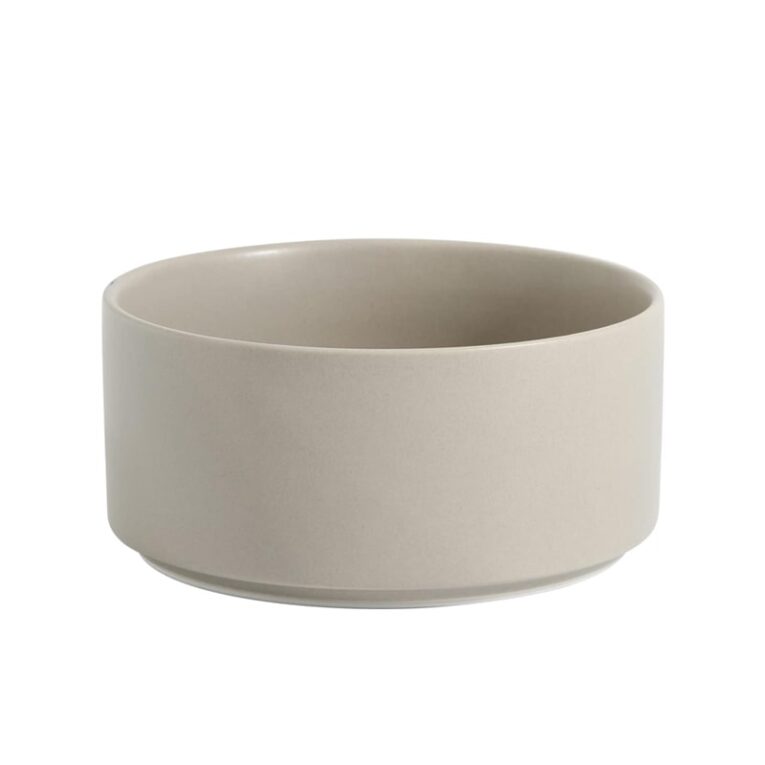 Matte-Ceramic-Bowl-for-Small-Pet-200ml-Grey-min