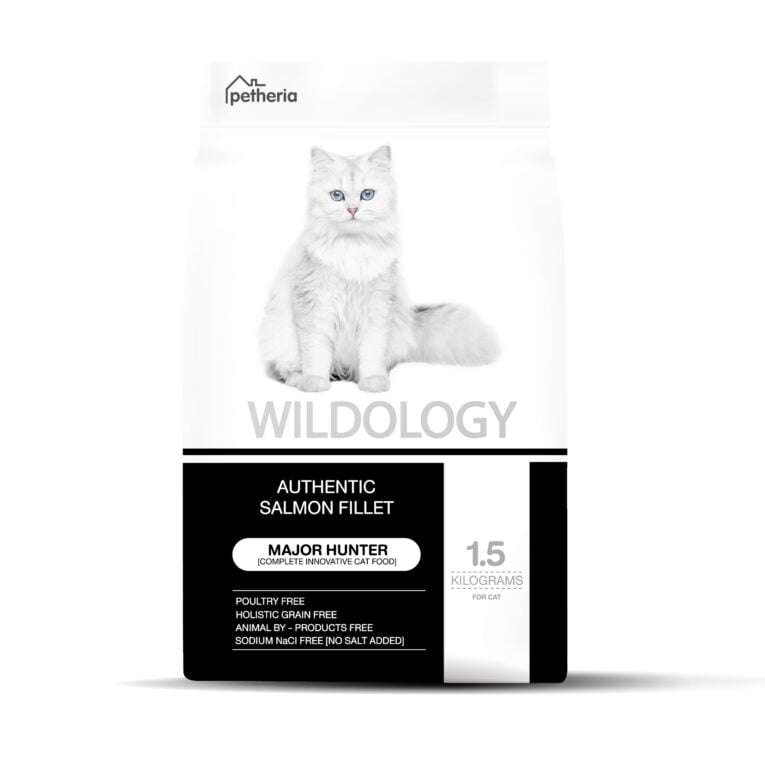 Petheria Wildology Major Hunter for Cat - อาหารแมวแบบเม็ดโฮลิสติกเกรนฟรี 1.5kg (497691)