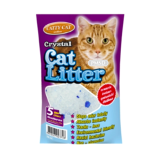 Catty Cat Crystal Cat Litter - ทรายแมวคริสตัล เม็ดบีทสีฟ้า 5L