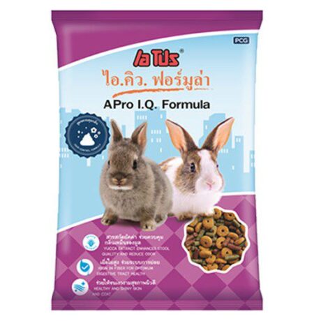 Apro I.Q. Formula Rabbit - อาหารกระต่ายสูตรควบคุมกลิ่น 1kg (5377)