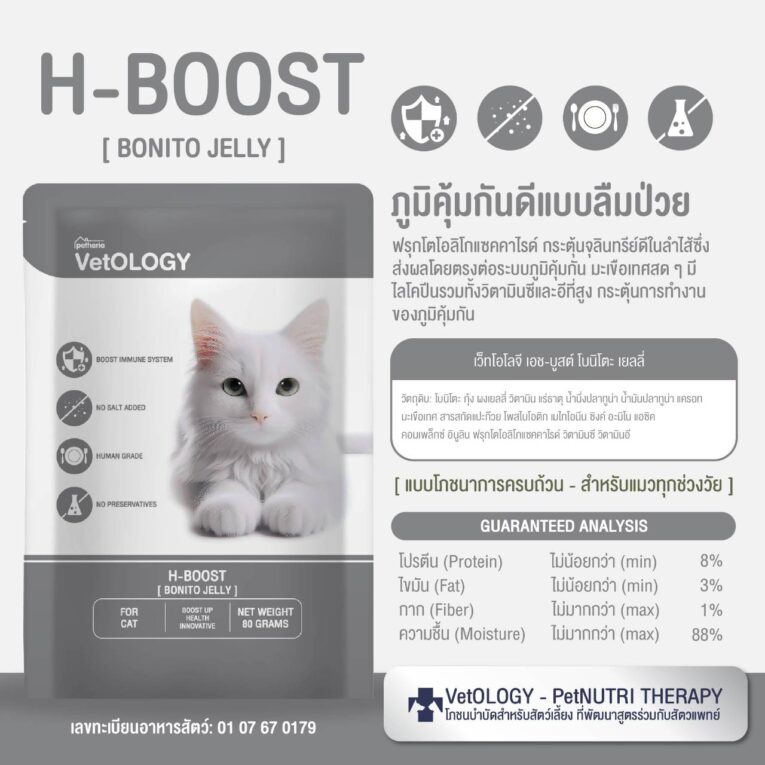 VetOLOGY H-BOOST BONITO JELLY 80g