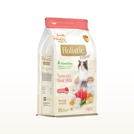 Pawdy Holistic Mother and Kitten Food Tuna and Goat Milk