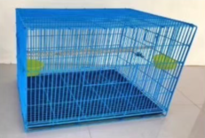 PHC Bird Cage - กรงนกเพาะเล็กพับ พร้อมที่ให้อาหาร ชุบพลาสติก (52x65x57cm)