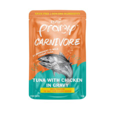 Pramy Carnivore Tuna and Chicken in Gravy 70g