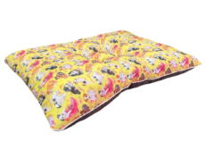 Square Silk Pet Cushion Feather Soft Size L - เบาะแพรสี่เหลื่ยมผ้าขนขนาดใหญ่ (75x55x10cm)