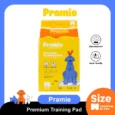 Pramie Premium Bamboo Training Pad Size M - แผ่นรองซับฝึกขับถ่าย สัตว์เลี้ยง เกรดพรีเมี่ยม (45x60cm 50แผ่น)