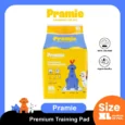 Pramie Premium Bamboo Training Pad Size XL - แผ่นรองซับฝึกขับถ่าย สัตว์เลี้ยง เกรดพรีเมี่ยม (60x90cm 20แผ่น)