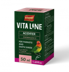 Vitaline Acidifier for Parrots and Exotic Birds 50ml