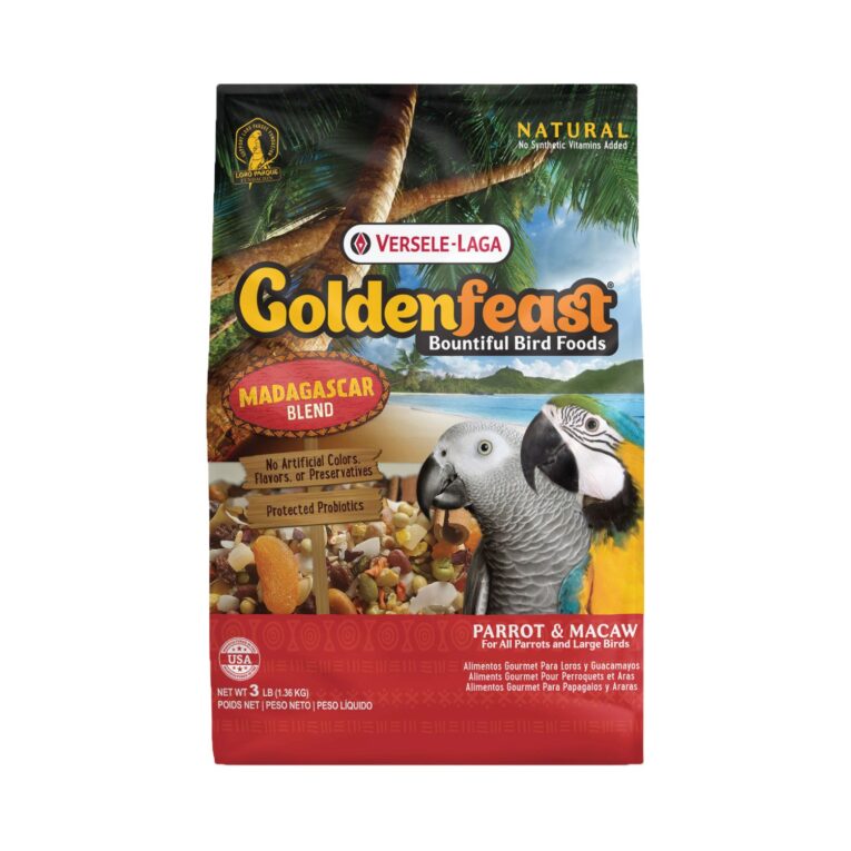 Versele-Laga Goldenfeast Madagascar - อาหารสำหรับนกขนาดใหญ่ นกปากขอ มาคอว์ 3lb (1.36kg)