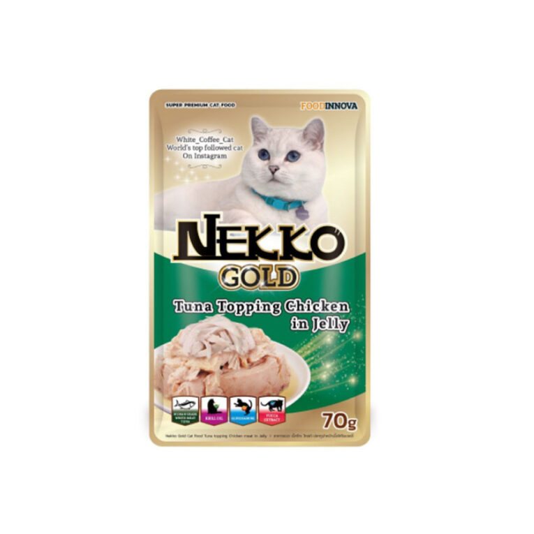 Nekko Gold Tuna Topping Chicken in Jelly 70g