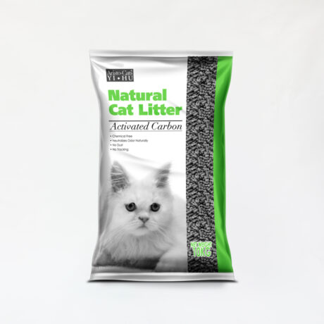 Aristo-Cat Activated Carbon Pine Cat Litter - ทรายแมวไม้สนอัดแท่งผสมผงถ่านคาบอน 10kg