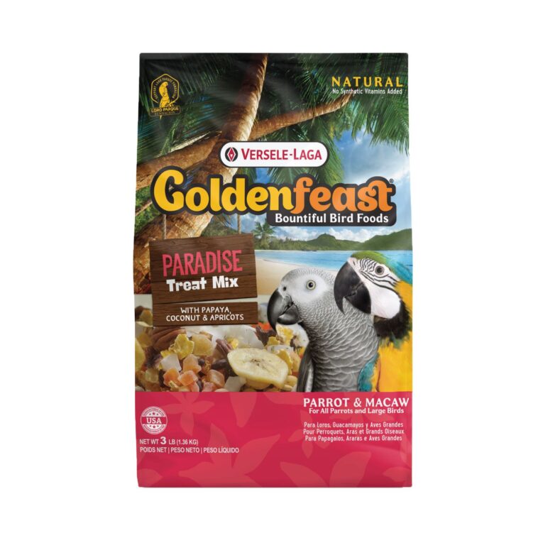 Versele-Laga Goldenfeast Paradise Treat - ขนมสำหรับนกขนาดใหญ่ นกปากขอ มาคอว์ กะตั้ว 3lb (1.36kg)